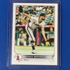 Patrick Sandoval #428 2022 Topps Baseball Trading Card
